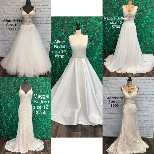 Allure bridesmaids size chart deals